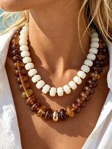 White + Brown