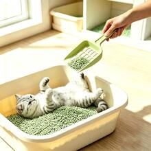 Pet Lovers Look Here! Cat Litter Scoop Plastic Cat Poop Shovel Cleaning Litter Box Scoop Pet Supplies Durable And Shatterproof - View 2