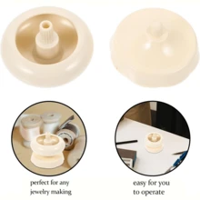 Plastic Bead Spinner With Bead Accessories, For Quick Jewelry Making, With Beading Needles And Elastic Cord, Suitable For Bead Enthusiasts, Jewelry Makers And Designers For Various Bracelet And Necklace Creations - C - View 4