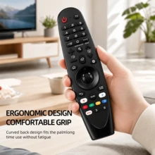 Reletech MR20GA Universal Smart Remote Control, Compatible With Multiple Models, Supports Video Button/Alexa - Black - View 3