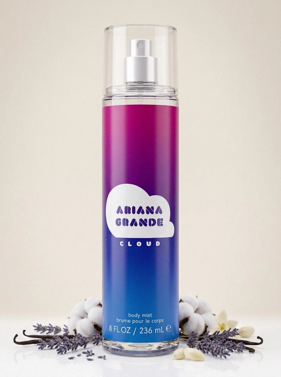 Ariana Grande 雲香氛噴霧,女士香氛噴霧,8盎司/236毫升,AG-Perfume品牌,持久留香,適合女性、女孩、男性、男孩,可用於生日、派對、辦公場合,也是饋贈佳品,完美契合Y2K時尚潮流。 - 雲 - 查看 1