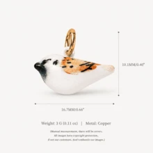 1pc Animal House Pendant, Exquisite Cartoon Style, 14K Gold Plated Copper Material, Suitable For DIY Creative Necklace, Bracelet, Earrings, Bag Chain, Keychain, Waterproof And Sweat-Resistant, Suitable For Daily Casual Wear - Multicolor - View 7