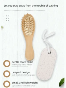 Home Full Body Exfoliating Tool Set, Bath Sponge + Scrubbing Cloth + Bath Brush + Pumice Stone, SPA Bath Gift Box Heart-Shaped Packaging - View 2