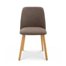 Goeurvant Modern Ergonomic Dining Chair With Curved Backrest - Set Of 2 / Set Of 4 / Set Of 6 - Mocha Brown - View 9