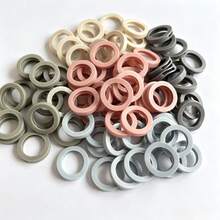20/10/5pcs Silicone Key Caps, Morandi Color Key Identification Rings, Flexible Rubber Key Head Protective Covers, Color Coded Key Marker Rings, Suitable For Home Keys And Office Keys Organization Accessories - Keychain Protective Case - View 7