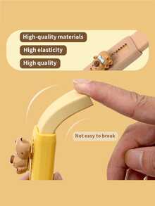 1/4pcs Capybara Retractable Eraser Set, Cartoon Design 4B Eraser, Cute Rubber Push-Pull Eraser, Suitable For Drawing, Exams, Student Back To School Office Supplies Stationery - Multicolor - View 7