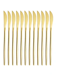 6/12/24pcs Stainless Steel Steak Knives, Suitable For Home Kitchen, Hotel, Restaurant, Eatery - View 8