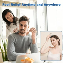 SOKANY Electric Scalp Massager, Type-C Interface, 500mAh Battery, 3-Speed Adjustable, One-Key Switch, ABS Body With 4 Detachable Silicone Claws, Suitable For Head, Neck, Arms And Legs, Holiday Relaxation Gift - Multicolor - View 9