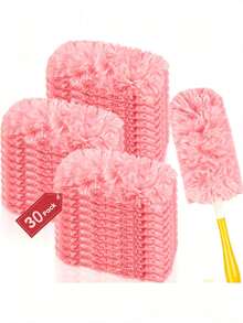 20pcs/Set 360° Rotating Electrostatic Duster Kit, Home Dusting Brush, Telescopic Feather Duster, Handheld Dusting And Cleaning Brush, Multi-Purpose Laundry Duster, Electrostatic Duster Head Replacement - Easy Dusting For Electronics, Furniture, Blinds And Ceiling Fans - Cleaning Supplies, Cleaning Accessories Furniture, Car, Keyboard, Cleaning Supplies, Cleaning Tools, Christmas Supplies - A - View 10