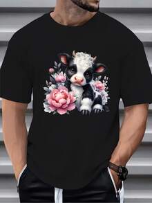 Men T-Shirts - Hitam - View 3