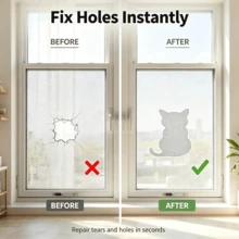 Cute Animal Shaped Screen Repair Patch, Waterproof Self-Adhesive Mesh Repair Patch, Decorative Mosquito-Proof Window Door Screen Tape, Suitable For Holes And Tears - Screen Repair Patch - View 1