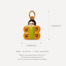 1/3pcs Quirky Mixed Pendant, Exquisite Cartoon Style, 18kpvd Gold Plated 316 Stainless Steel Material, Waterproof And Fade-Resistant, Suitable For DIY Creative Necklace, Bracelet, Earrings, Bag Chain, Keychain, Waterproof And Sweat-Resistant, Suitable For Daily Casual Wear - Multicolor - View 9