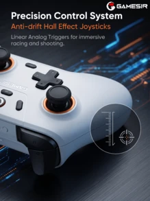 GAMESIR T4 Nova Lite Game Controller, Supports Fast Pairing And Seamless Switching Across Multiple Devices, Stable Connection With Zero Latency, 2.4G/Bluetooth/Wired Instant Connection, Compatible With Switch/Steam/Android/IOS - View 5