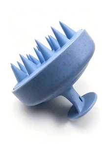 Soft Silicone Scalp Massage Shampoo Brush, Suitable For Dry/Wet Hair (Curly/Straight) And All Hair Types, Bath Head Massage Comb, Can Be Used For Blow-Dry Styling, Shampooing, Hair Care Massage, Portable And Easy To Clean, Simple And Durable, Suitable For Travel And Home Use - Scalp Massager Brush - View 7