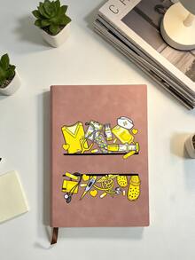 1pc Nurse Theme PU Leather Notebook | Exclusive Notebook For Healthcare Workers | Highly Attractive Planner For Students - Multicolor - View 19