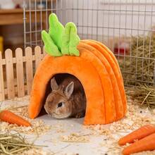 ITANDME Guinea Pig Bed Guinea Pig Hideout Rabbit Hideout Adorable Shaped Small Pet Hideout Comfortable, Pressure-Resistant, Bottomless, Easy To Clean Small Animal Bed & Small Animal Hideout Suitable For Squirrels, Hedgehogs, Dwarf Bunnies,Guinea Pigs - View 7
