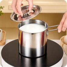 Stainless Steel Mini Frying Pan, Deep Fryer, Small Household Oil Pot With Strainer, Mini Frying Pan Suitable For Induction Cooktop, Used For Heating Milk, Frying French Fries, Chicken, Rice, Cauliflower, Chicken Nuggets And Other Ingredients, Convenient And Practical Small Frying Pan - View 6