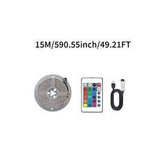 16.4FT RGB LED Strip Light, USB Powered TV Backlight With 24‑Key IR Remote, Color Changing Self‑Adhesive Light For TV, Sofa, Wall, Bedroom Home Decoration - 24K-3535 - View 14