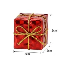 24pcs Miniature Christmas Scene Decoration, Gift Box, Scene Decoration Gift Box Colorful Gift Pack, Miniature Scene Decoration, Christmas Gift Pack - A - View 9