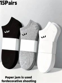 1/5/10/15/20 Pairs Socks, Men's Socks, Short Socks, White Socks, Grey Socks, Black Socks, Women's Socks - Multicolor - View 12