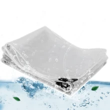 1pc Rectangular Transparent Waterproof Cover, Car Transparent Tarp, Made Of 8mil PVC Material, Tear-Resistant, Suitable For Patio, Gazebo, Balcony, Outdoor Furniture - A - View 11