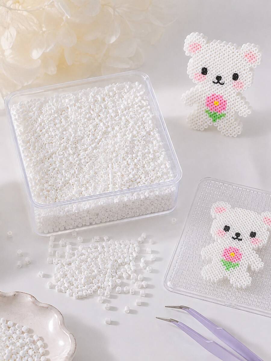 5000pcs 2.6mm Perler Beads Refill Pack, Creative Small Hole Beads For Handmade Pixel Art DIY Puzzle 3D Puzzle DIY Iron-On Beads - H2 - View 1