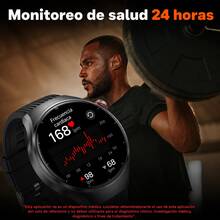 JIDITECH Reloj inteligente de alta gama con luz LED - Pantalla de zafiro de 1.53 pulgadas - Caja de titanio - Incluye 3 correas de diferentes estilos - Decenas de modos deportivos - Cientos de esferas digitales para elegir - El regalo ideal para cumpleaños y celebraciones. - PLATA-D - Ver 5