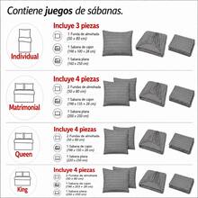 AMOROSA Sheet Sets With Pillowcases - Grey - View 3