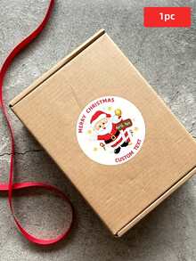 1/30/90/160pcs Customizable Round Stickers, Multi-Size Multi-Pattern Christmas Stickers, Waterproof And Oil-Proof, Suitable For Christmas Table Decoration, Christmas Tree Decoration, Envelopes, Gift Boxes Decoration, Customizable Christmas Elements, Suitable For Friends, Colleagues, Family, Boyfriend, Girlfriend, Suitable For Parties, Christmas, Anniversaries And Other Occasions - Multicolor - View 34