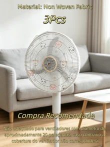 5pcs Fan Dust Cover, Medium Size Fan Guard, Dust-Proof, Waterproof, Moisture-Proof, Suitable For Home Use, Fan Protective Cover, Easy To Install And Remove, Washable And Reusable, Applicable To Bedroom, Living Room, School, Office, Classroom, Lightweight And Compact, Suitable As A Gift - Random Style Shipped - Multicolor - View 11