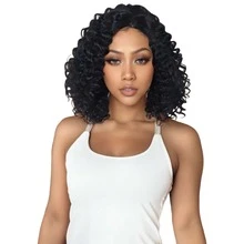 12inch Short Curly Wig For Woman Thick Hair Soft Fluffy Curly Wig For Daily Use Hair Styling - Black - View 2