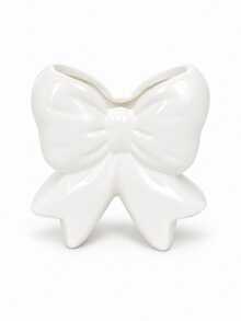 1pc Bow Decor Vase, Large Cute Ribbon Design Vase, Suitable For Home Decor, Living Room Tabletop, Bedroom Shelf And Gift Display - Multicolor - View 13