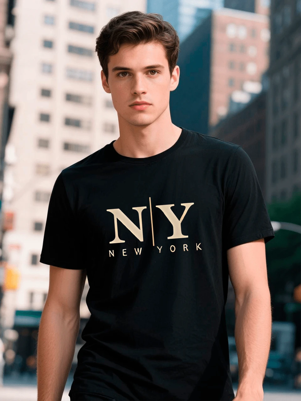 Men Undershirt Tops - Black - View 1