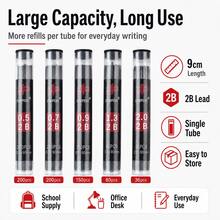 0.5/0.7/0.9/1.3/2.0mm 2B Lead Pencil Refills, High Capacity, Erasable, Smooth Writing And Drawing, Precision Writing Tool, School Supplies - Multiple Styles - View 6