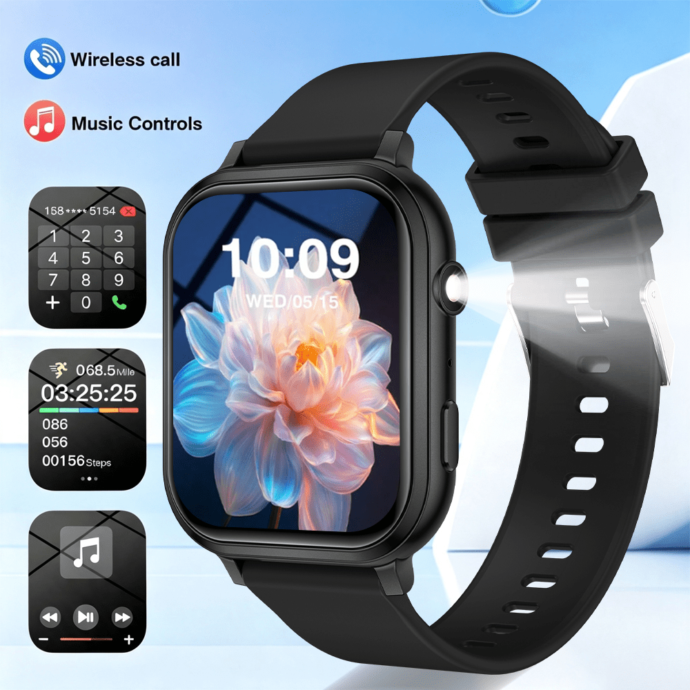 2026 New Smartwatch - Supports Wireless Calling (Making/Answering), Step Counting And Calorie Monitoring, Multiple Sports Modes, And Call/Message Notifications; Compatible With Android And IOS Systems-An Excellent Choice For A Gift.
