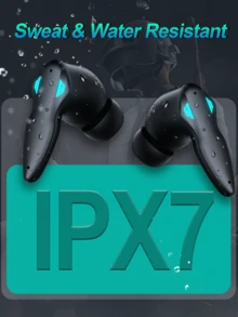 Tagry H03 Bluetooth Low Latency Gaming Wireless In-Ear Earbuds 5.3 3D Stereo Bass Built-In Microphone Long Battery Life Playback - View 7