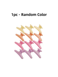 Purple Hair Butterfly Clips Perm Highlight Clips Hair Dyeing Sectioning Clips Home Hair Styling Clips - Multicolor - View 9