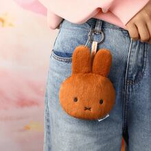 MIFFY MIFFY Gantungan Kunci Dompet Koin Plush, Dompet Mini Resleting Boneka Kelinci Lucu, Tempat Kartu dan Kotak Earphone Kelinci yang Menggemaskan, Gantungan Kunci Tas Lembut, Hadiah Natal, Cocok untuk Anak Perempuan, Anak-anak, Remaja, Hadiah Natal dan Ulang Tahun - MultiWarna - View 11