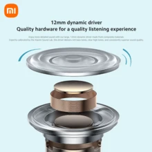 Xiaomi Redmi Buds 3 Global Version True Wireless Earbuds Bluetooth 5.2 12mm Driver IP54 Waterproof Semi-In-Ear Headphones 20H Total Playback Dual Mic Call Noise Cancelling Touch Control Sports Earphones - View 4