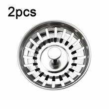 1/2/3pcs Silver Sink Strainer Plug, Metal Alloy Drain Basket With Rubber Seal Ring, 2-In-1 Debris Collector And Plug, Anti-Clogging Reusable Drain Filter, Suitable For Kitchen Sink, Dishwashing Area, Housewarming Gift, Kitchen, Sink, Bathroom Storage, Kitchen Accessories - Multicolor - View 12