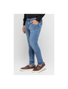 Calça Jeans Masculina Otavio Skinny Doct - Azul cadete - Visão 3