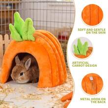 ITANDME Guinea Pig Bed Guinea Pig Hideout Rabbit Hideout Adorable Shaped Small Pet Hideout Comfortable, Pressure-Resistant, Bottomless, Easy To Clean Small Animal Bed & Small Animal Hideout Suitable For Squirrels, Hedgehogs, Dwarf Bunnies,Guinea Pigs - View 4