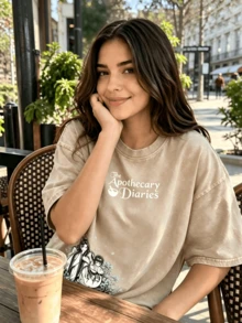Women T-Shirts - Apricot - View 2