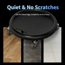 1pc Multi-Function 4-Wheel Ab Roller With Knee Pad - Full Body Fitness Equipment, Quiet Operation, Aerobic/Core Training Slide Board, Indoor Abdominal Training Disc With Universal Wheels, Ab Roller, Crunches, Silent Design, Durable PP Material, Suitable For Men And Women - Multicolor - View 8
