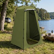 Portable Outdoor Changing Tent 1.2 X 1.2 X 1.85m Private Shower Tent, With Zipper Door, Support Poles, Ground Stakes And Storage Bag, Suitable For Camping, Beach, Poolside - A - View 7