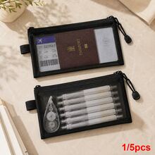 透明網格多功能收納袋，可視網格設計，為學習、辦公與旅行收納增添整潔有序氛圍，解決文具散亂、文件票據難找及小物品分類不便的問題。透過透明材質、大容量空間與拉鍊結構，實現快速查看與分類收納，讓學生、上班族與旅行使用者攜帶物品更輕鬆便捷。1件輕量便攜收納袋，適用於學校、考試、辦公、旅行與日常收納。 - 彩色 - 查看 1