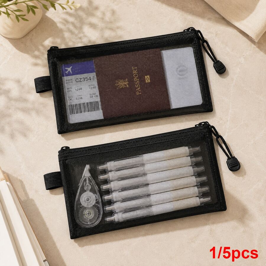 透明網格多功能收納袋,可視網格設計,為學習、辦公與旅行收納增添整潔有序氛圍,解決文具散亂、文件票據難找及小物品分類不便的問題。透過透明材質、大容量空間與拉鍊結構,實現快速查看與分類收納,讓學生、上班族與旅行使用者攜帶物品更輕鬆便捷。1件輕量便攜收納袋,適用於學校、考試、辦公、旅行與日常收納。 - 彩色 - 查看 1