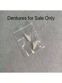1件/新款化妝舞會惡搞道具 樹脂虎牙萬聖節吸血鬼殭屍假牙服裝配件 - 彩色 - 查看 9