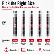 0.5/0.7/0.9/1.3/2.0mm 2B Lead Pencil Refills, High Capacity, Erasable, Smooth Writing And Drawing, Precision Writing Tool, School Supplies - Multiple Styles - View 11