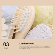 Home Full Body Exfoliating Tool Set, Bath Sponge + Scrubbing Cloth + Bath Brush + Pumice Stone, SPA Bath Gift Box Heart-Shaped Packaging - View 5